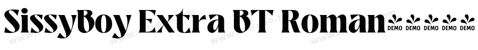 SissyBoy Extra BT Roman字体转换
